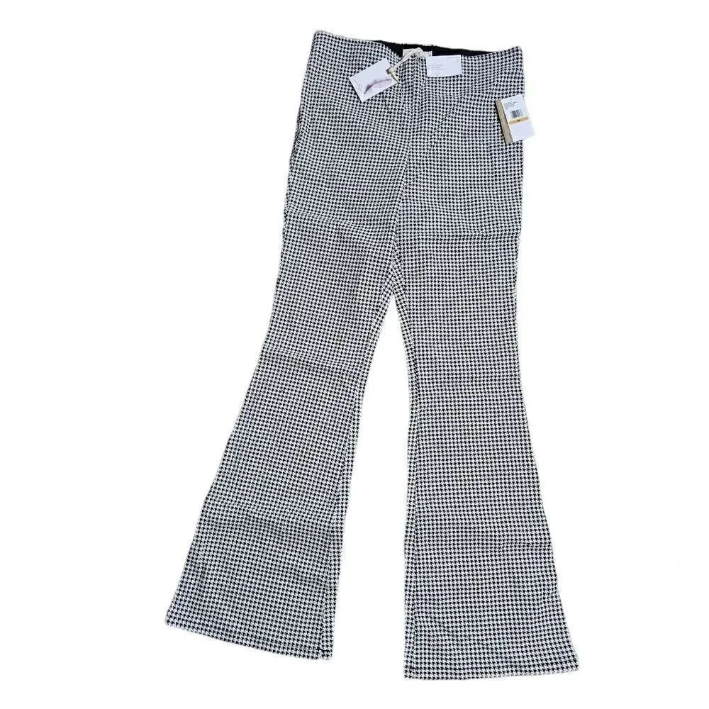 Women's JESSICA SIMPSON Flare Houndstooth Wide Leg Pants 29‎